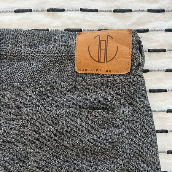Japan Blue Jeans Men Pockets Gray Skinny Casual Pockets Grey Stretch Cotton 32 - Picture 7 of 10